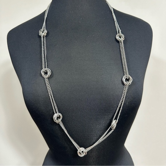 Y2k Vintage Bodychain Ring Station or Sautoir Necklace Or Belt - Picture 1 of 6